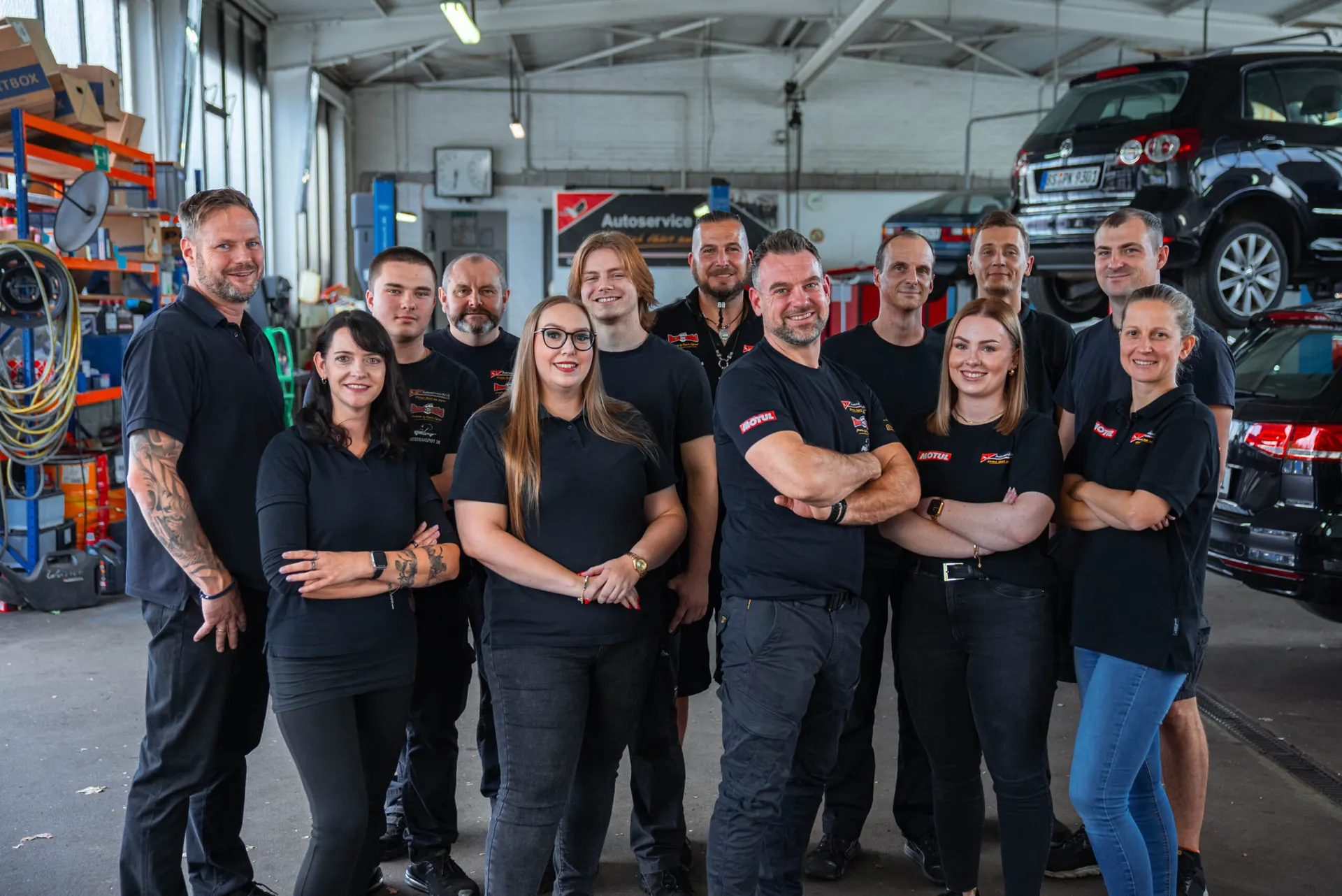 Das Team von Autoservice Keck in der Werkstatt Braunschweig