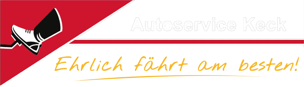 Logo Keck mit Claim Logo Autoservice Keck – Ehrlich fährt am besten! Zur Startseite